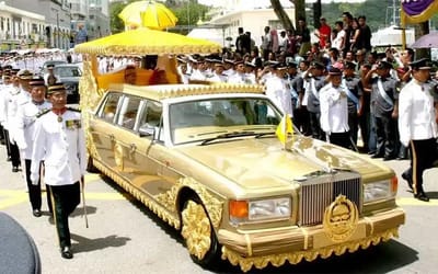 Sultan of Brunei’s $14 million gold-plated Rolls-Royce Silver Spur II remains world’s most expensive royal car