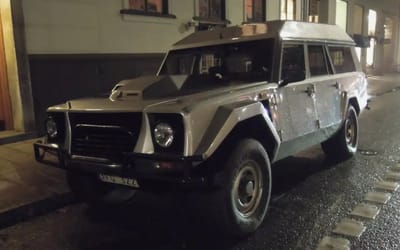 Sultan of Brunei’s 1-of-3 converted Lamborghini LM002 wagon needs tires that cost $54,000