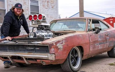 Guy supercharged a 1968 Dodge Charger, because why not?