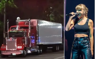 Taylor Swift gives every one of her 50 truck haul crew massive six-figure bonuses