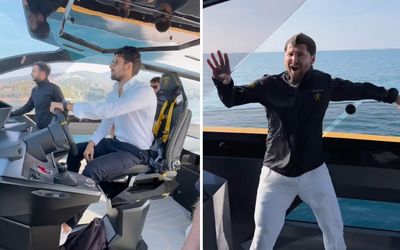 POV shows what it’s like to sail the yacht ‘Tecnomar for Lamborghini 63’