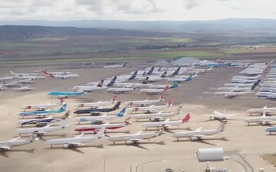 Europe’s largest aircraft graveyard is an airport that hosts no passengers