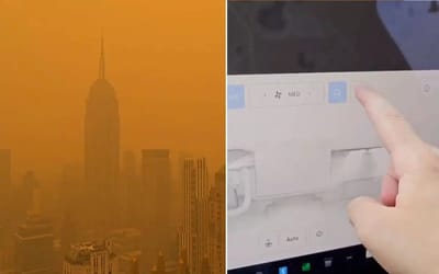 Tesla drivers are using Bioweapon Defense Mode to escape wildfire smoke