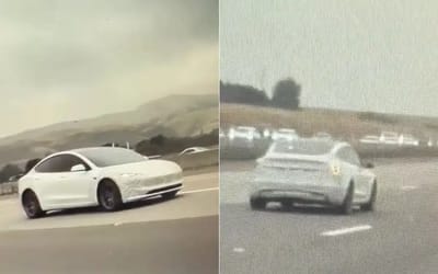 Tesla Model 3 spotted with camoflauge, raising questions around new features