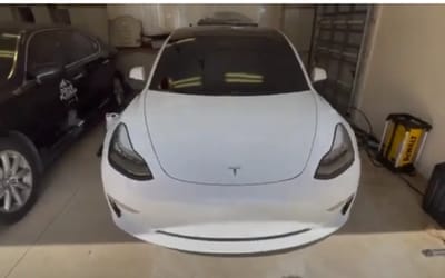 Man in Florida says he’s bought cheapest Tesla Model 3 in the world but there’s a reason he’s not behind the wheel