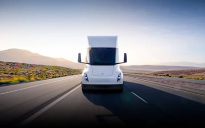 A Tesla Semi moving through traffic has shown just how fast they are