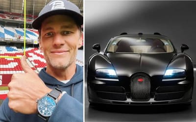 Inside NFL star Tom Brady’s epic car collection including a rare Bugatti