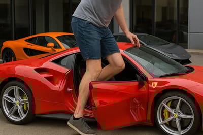 Man who's 6' 9'' tall tries out multiple supercars to see if he can fit in any of them