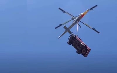 YouTubers drop a Toyota Hilux from 10,000 feet in the air