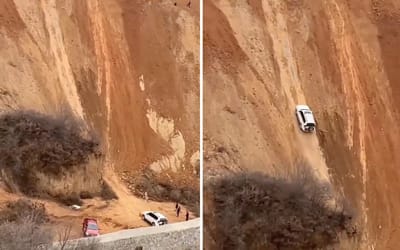 Video shows just how incredible Toyota Land Cruiser is as it climbs steep incline