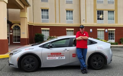 Toyota Prius set world record for highest MPG across America