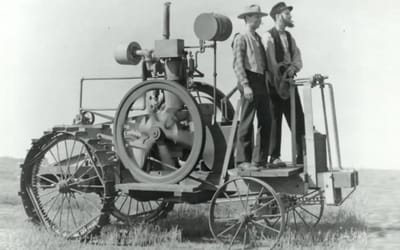 This Iowa-built machine from 1892 was the first gas-powered tractor to revolutionize farming