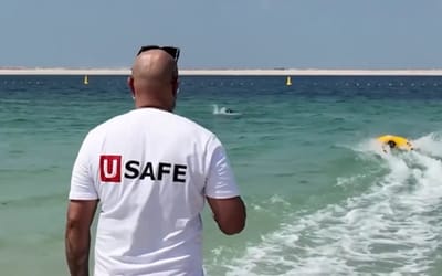 Remote-controlled buoy can reach someone in the water within seconds and has the potential to save a lot of lives