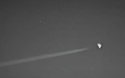 US YouTuber spots unusual activity in the sky at Area 51 and could have accidentally uncovered America's most secret vehicle