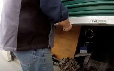 Man blown away as he finds stunning car inside $800 blind auction storage unit