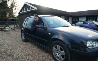 Man fits Porsche parts to his $1,065 Volkswagen Golf to see what difference it makes