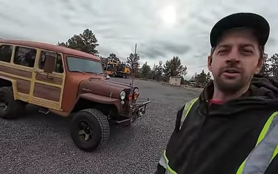 Oregon man buys a 1949 Willys Wagon and tries to drive it 2,164 miles across America to get it home