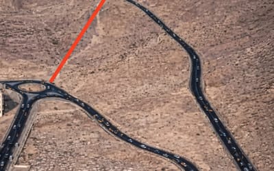 Photo goes viral after people questioned why engineers built a winding road instead of a straight route but this is why