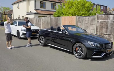 Taxi driver paid 32 cents and later ended up with an Audi RS Q8 and a Mercedes C63S worth $155,000