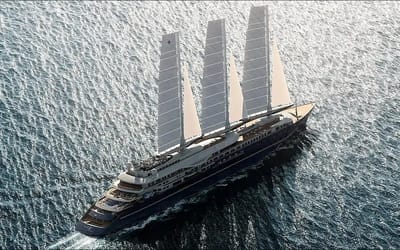 The world’s biggest sailing yacht’s first voyage will set sail in 2026