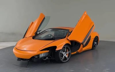 YouTuber buys the ‘worst McLaren that money can buy’ that had been crashed four times and takes on his most challenging rebuild yet