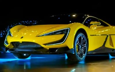 New supercar literally jumps off the ground and dances to beats