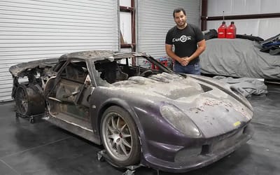 YouTuber buys majorly damaged hand-built supercar few have heard of for $250 before realizing things are as bad as they seem