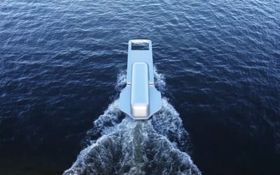 Japan creates unique giant zipper boat to look like it's opening the water