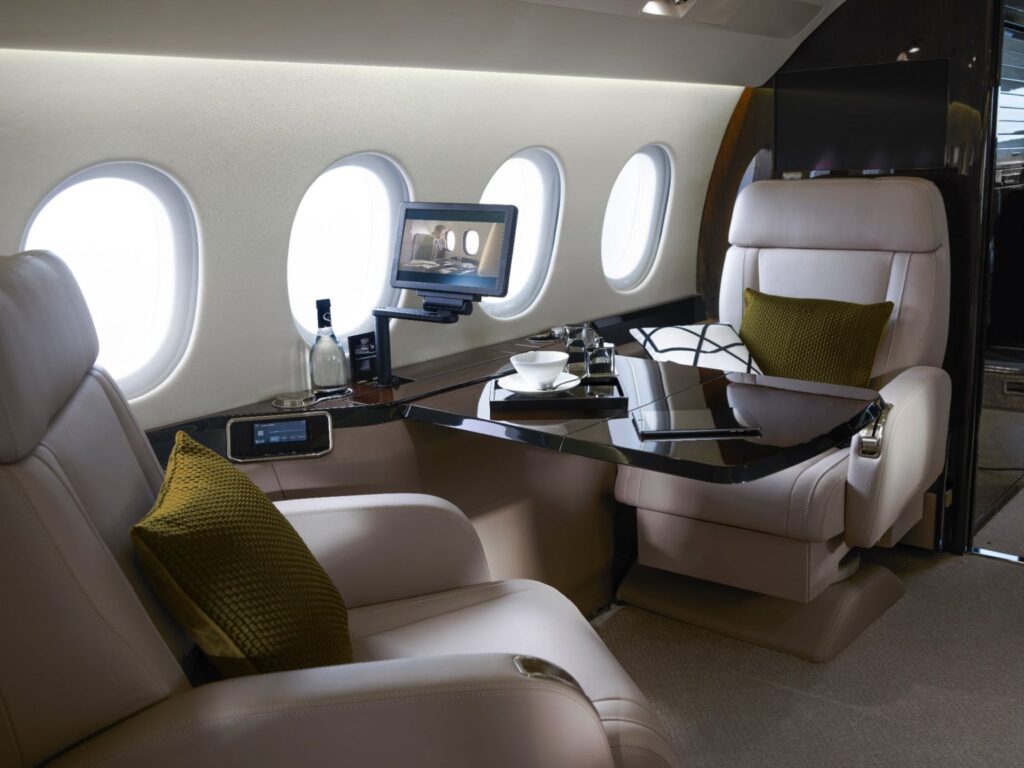 Taylor Swift's private jet interior