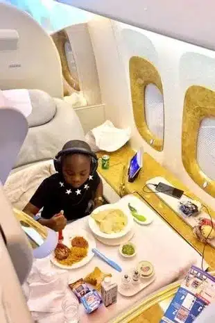 The 'world's youngest millionaire' is a fan of the finer things in life