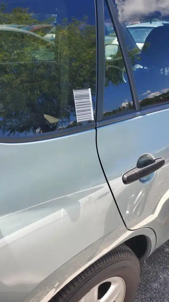 So many cars in Florida have barcodes on the window, all for an incredibly convenient purpose