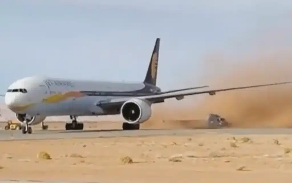 The team at Axicle decided to test if their new technology can help a semi truck survive a Boeing 777 blast.