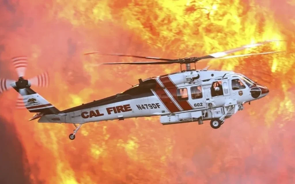 The Sikorsky Firehawk helicopter has battle blazes in California for decades - but it might soon do so autonomously