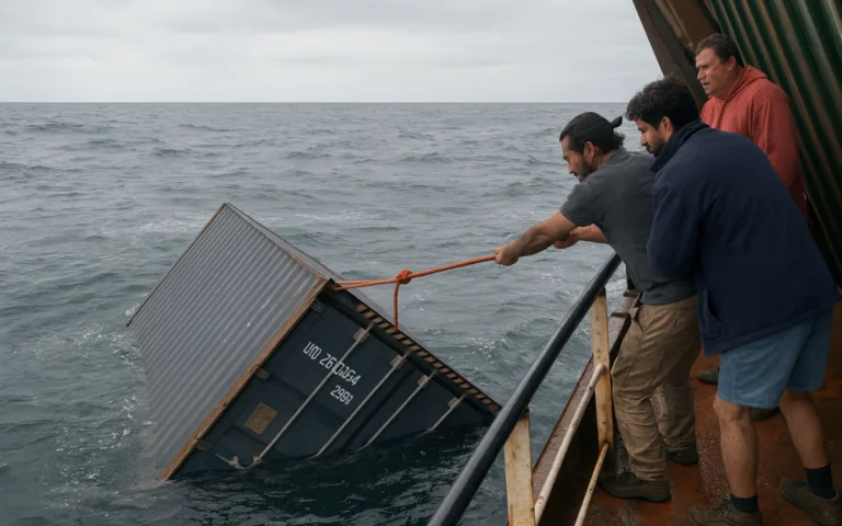 These French fishermen came across an abandoned shipping container - and the jaw-dropping luxury found inside will amaze you