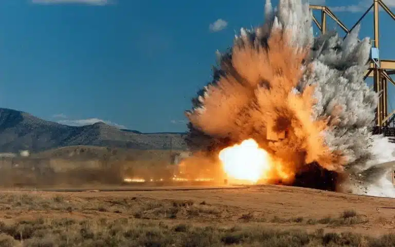 Scientists at Sandia National Laboratories in New Mexico decided to smash a plane into a concrete wall at 500mph back in 1988.
