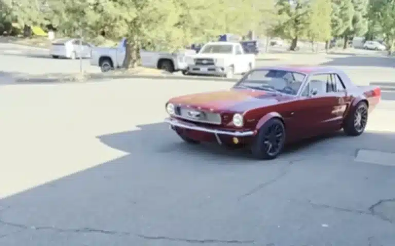 This 1966 Ford Mustang has been converted into a Tesla - and it actually works