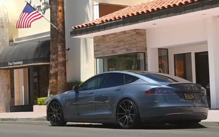 10-year-old Tesla Model S road Trip California