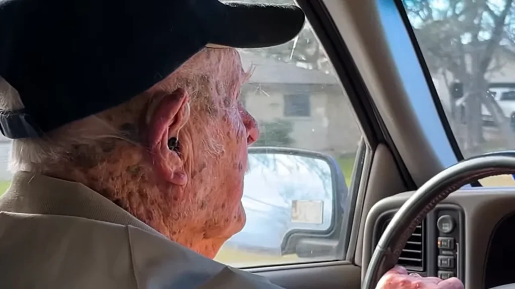 101-year-old Texas veteran decided to renew his license and was surprised by how simple the test was