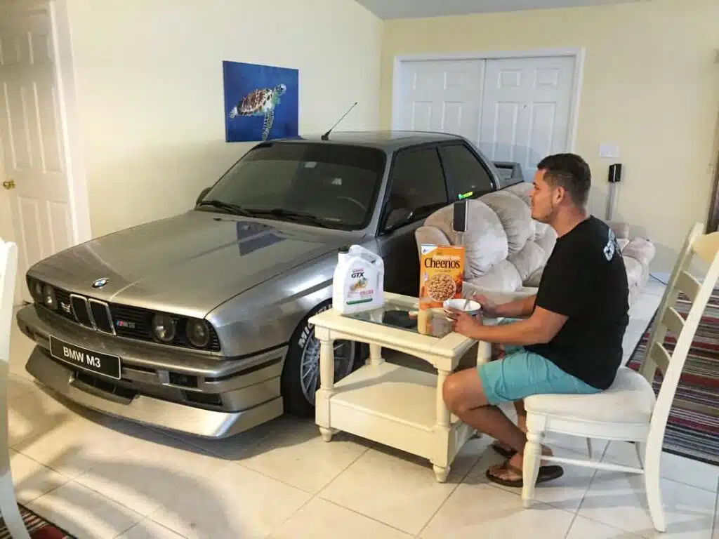 Florida man took drastic steps to protect his rare BMW M3 during hurricane