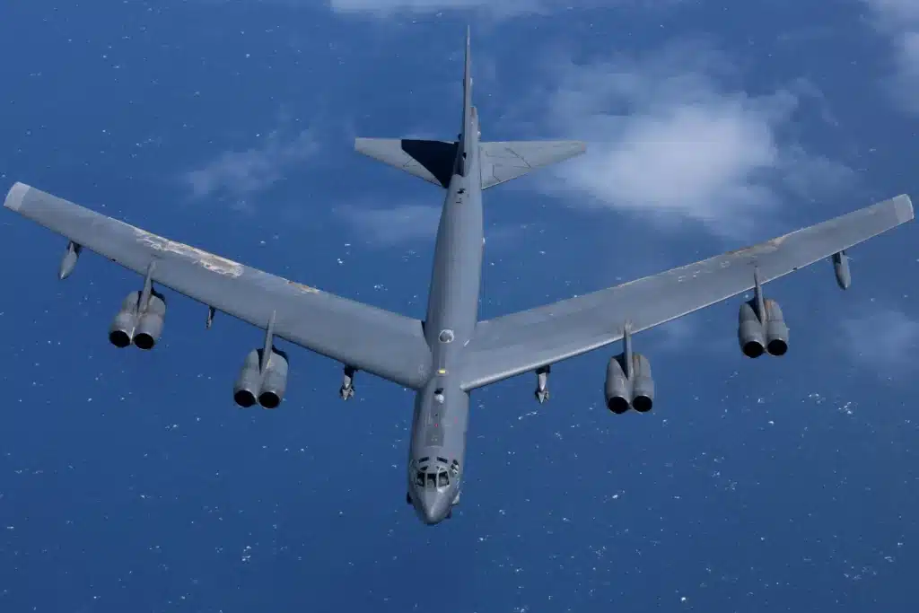SkyWest pilot had to avoid Boeing B-52 bomber in a near-miss incident