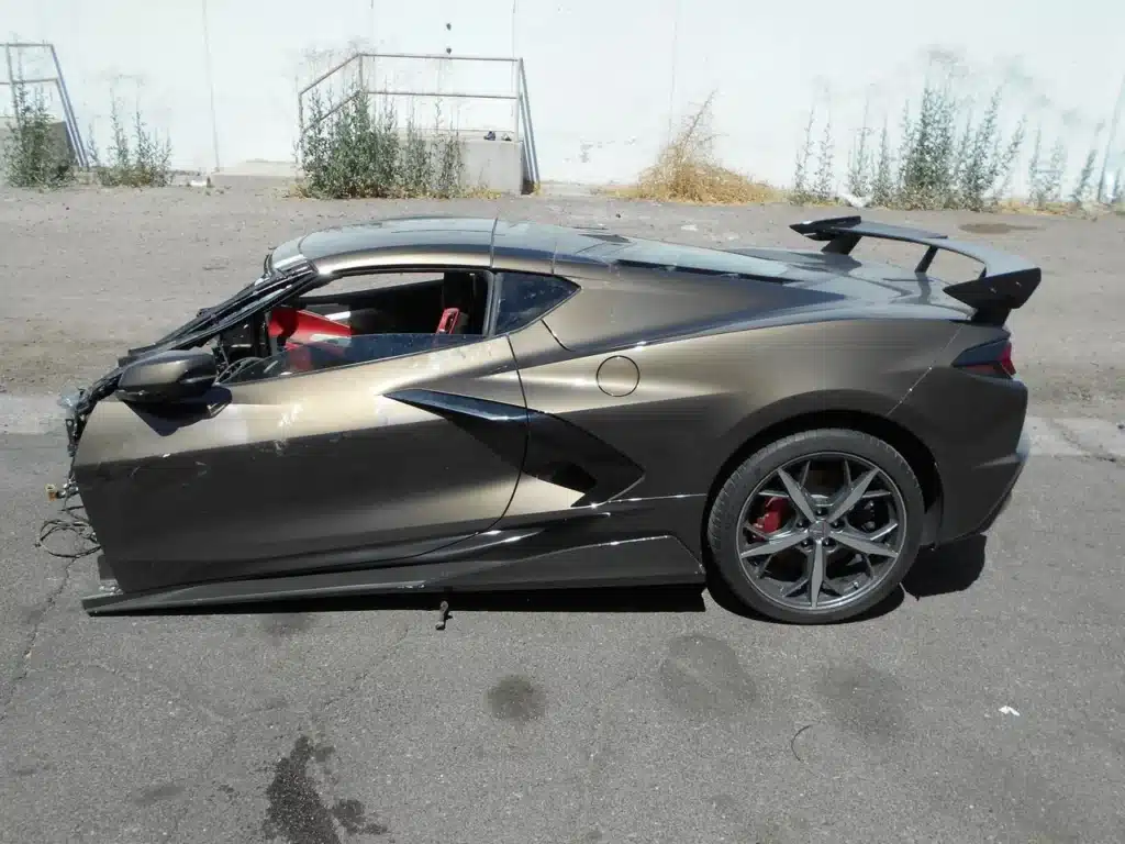 US salvage yard tried to sell part of C8 Chevrolet Corvette