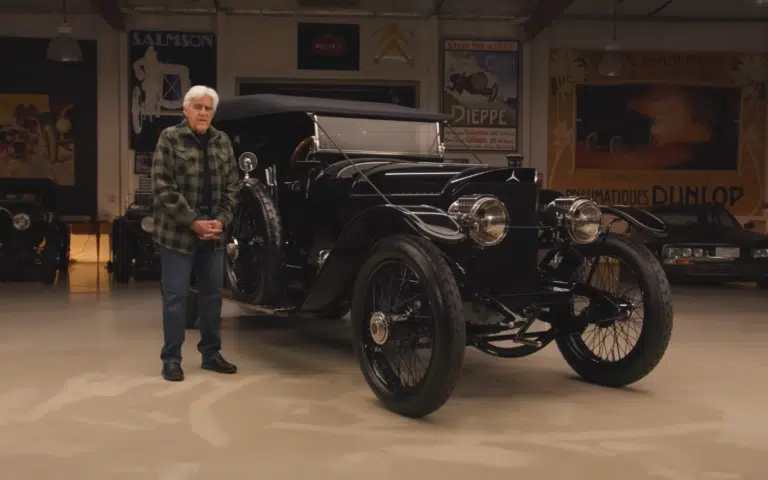 Jay Leno just drove a 9.6L chain-driven Mercedes supercar from 1913 in California