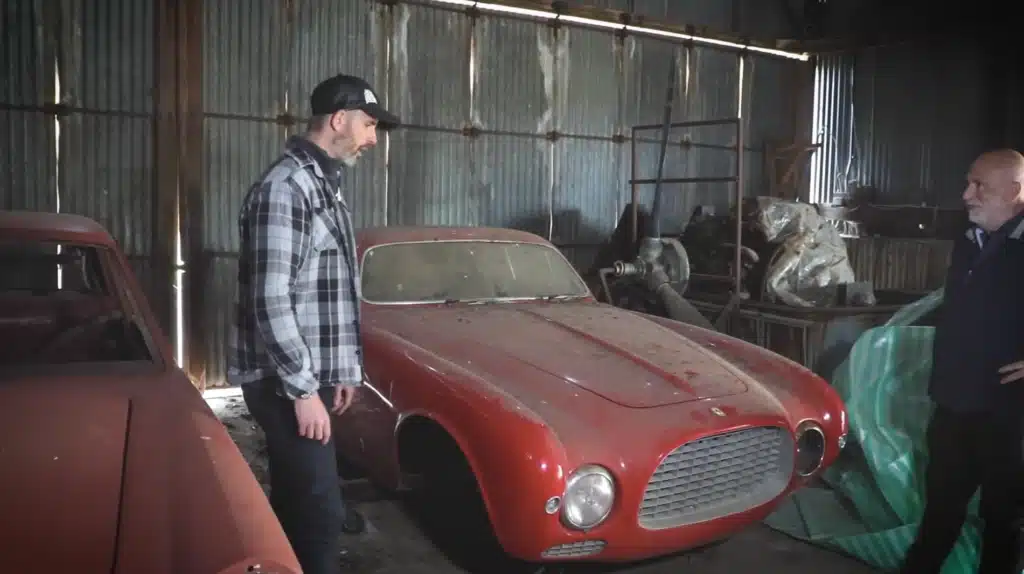 1952 Ferrari 166MM Vignale found in barn