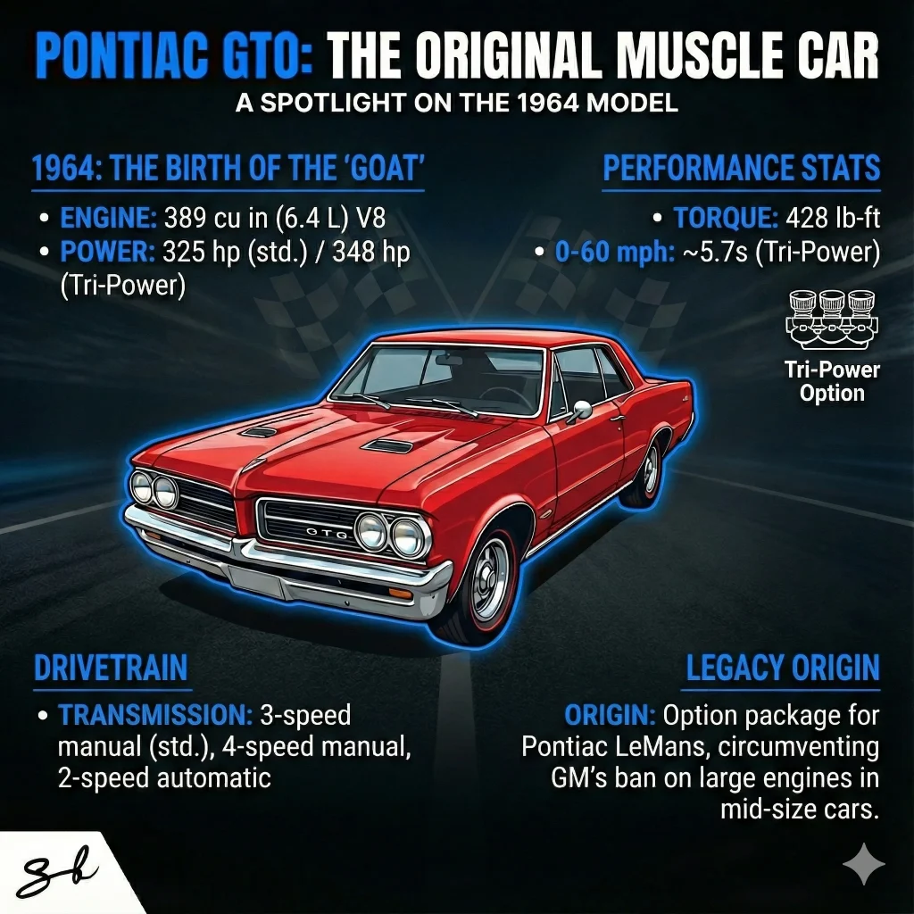 One of the first Pontiac GTO muscle cars ever built is for sale but it is literally falling apart