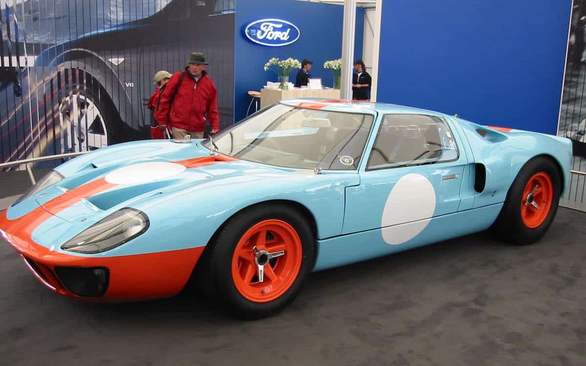 Ford GT40 on display at Goodwood Festival of Speed 2004