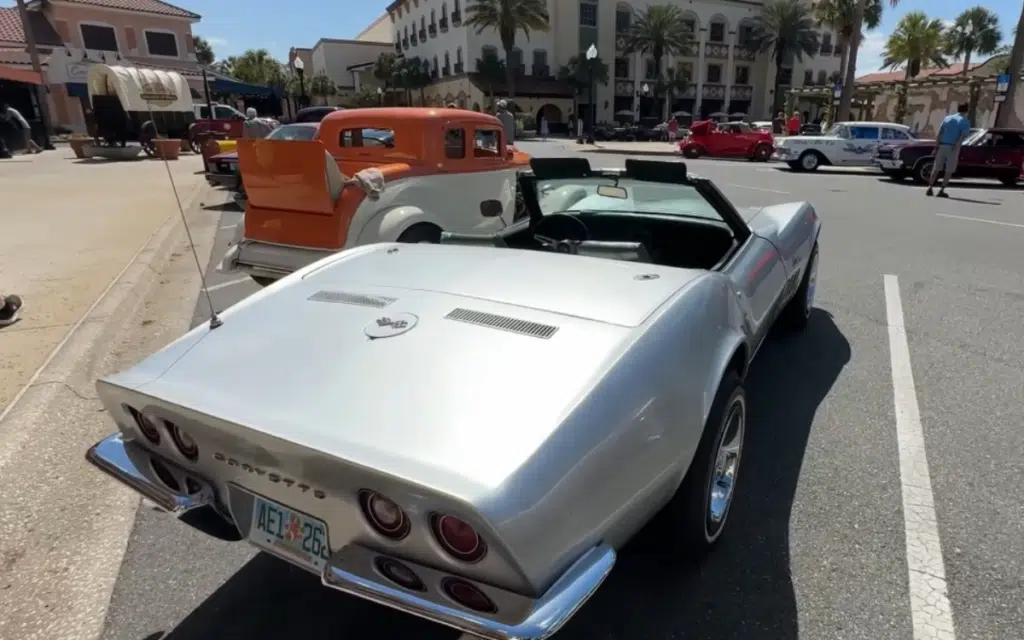 This 1969 Chevrolet Corvette sports car in Florida has done so many miles the odometer has spun over three times