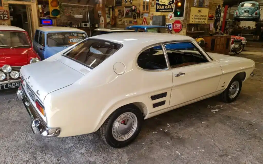 Incredibly rare Ford Capri, thought to be one of just 14 in existence