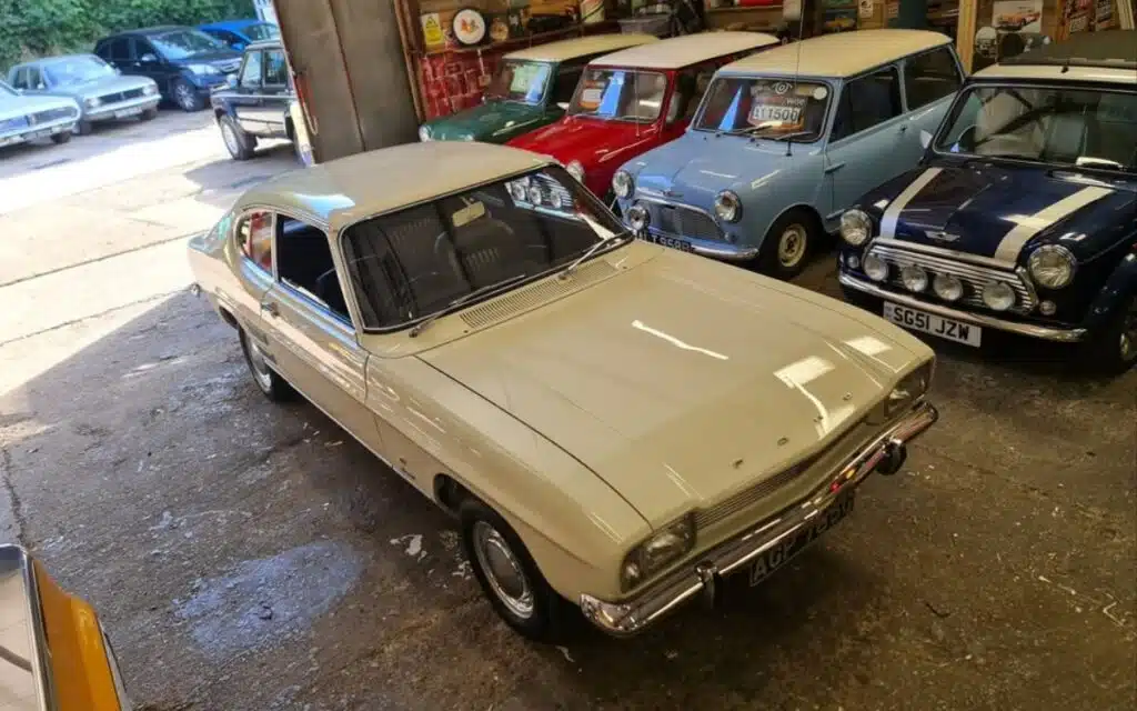 Incredibly rare Ford Capri, thought to be one of just 14 in existence