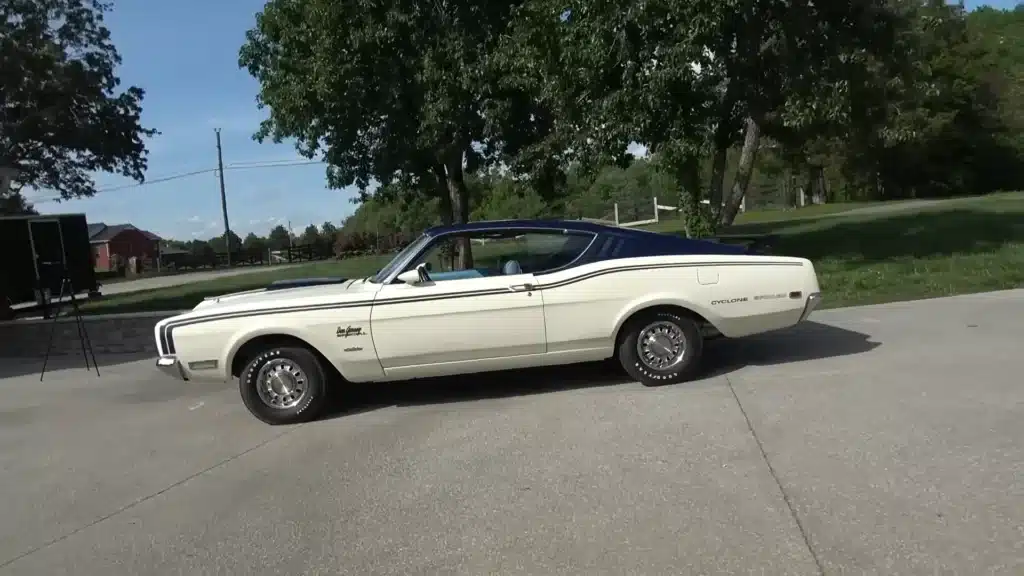 1969 Ford muscle car, a Dan Gurney Mercury Cyclone, is saved after 40 years of ‘sitting in basement’ and what the buyer found is ‘unheard of’