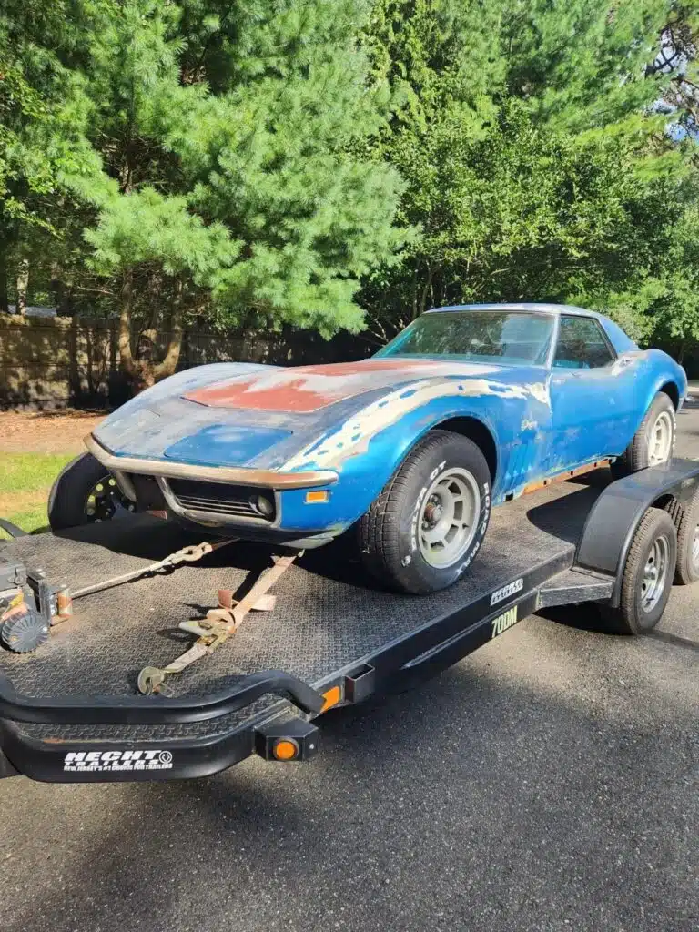 1969 Corvette with rare engine found in New Jersey after decades of secrecy